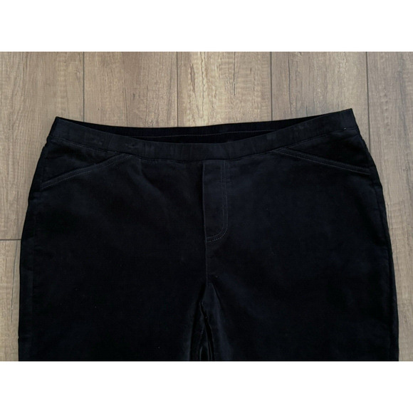 J JILL Women's NWT Pull-On Navy Blue Tapered Leg Stretch Corduroy Pants Size 2X - Picture 2 of 12